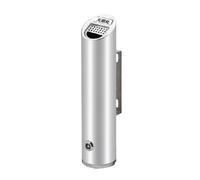 Floor Standing Stainless Steel Ash Pillar Outdoor Wall Mounted Hotel Cigarette Butt Collection Silver(Medium)