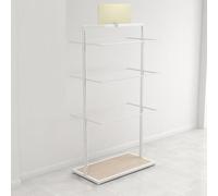 Floor-standing Underwear Display Stand, Metal Storage Rack for Bra/Swimsuit/Sock/Jewelry - Perfect for Clothing Store Organization