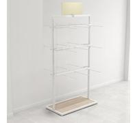 Floor-standing Underwear Display Stand, Metal Storage Rack for Bra/Swimsuit/Sock/Jewelry - Perfect for Clothing Store Organization
