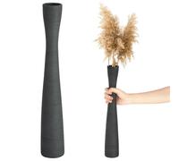 Floor Standing Vase, 16.5 Inch Tall Vases, Modern Minimalist Style Ceramic Skinny Long Vase, Non-Slip Decorative Vases, Home Office Hotel