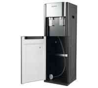 Floor Standing Water Cooler Dispenser with 3 Temperature Settings, 20L High-Capacity, Hot and Cold Water for Offices, Homes, Gyms, Apartments - Grey