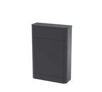 Floor Standing WC Toilet Unit - 550mm - Soft Black