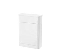 Balterley WC Unit, Floor Standing Back to Wall Water Closet Unit, Soft Square WC, BTW Water Closet for Bathroom and Cloakroom, No Concealed Cistern & Toilet Pan - 550 x 205 x 800 mm (White)