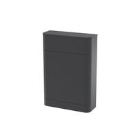 Floor Standing WC Toilet Unit - 550mm - Soft Black