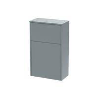 Floor Standing WC Toilet Unit (Pan & Cistern Not Included), 500mm - Matt Coastal Grey