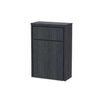 Floor Standing WC Unit - 818 x 555 x 260mm - Graphite Grey Woodgrain Balterley Grey One Size