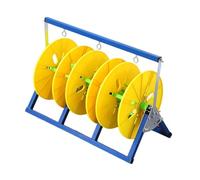 Floor-Standing Wire Spool Rack - Heavy-Duty Cable Dispenser for Electrical, Retail, and Workshop Use - Organize and Store Your Cables Efficiently