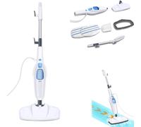 Floor Steam Cleaner, 1500W Electric Steam Mop, Floor Hot Steam Mop, Tile Cleaner, Hard Wood Floor Cleaner, MultiPurpose Handheld Steam Cleaner with 2 Washable Mop Pads and Lightweight, 5m Power Cord
