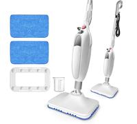 Floor Steam Cleaner Mop, Portable Handheld Lightweight Steamer Cleaner Mop with 400ml Tank, 2 Washable Mop Pads, 20 Second Heat-Up Multi-Surface Tank Upright Steam Cleaner Mops, Electric Floor Mops