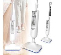 Floor Steamer Mop for Hard Floor Cleaner,Steam Cleaner Electric Mop 3-in-1 Hard floor Wet Dry Dust Flat Cleaning Mop with 400 ML Tank,Tile Floor Cleaner for Laminate Floors