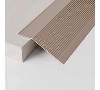 Floor Strips for Doorways Transition Strip, 3pcs*0.9m Suitable for Doorways Threshold Ramp Tile Laminate, Bridge The Height Between 3-40mm(Frosted Rose Gold,10cmx0.9m)