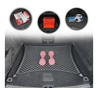 Floor Style Automotive Elastic Trunk Mesh Cargo Net for Volvo XC60 2017-2024 - Premium Trunk Organizer and Storage - Luggage Net for Crossover- Best Car Organizer for Volvo XC 60