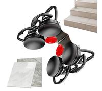 Floor Suction Cup Alignment Tool - Right Angle High Performance Vacuum Clamp Seam Guide Setter, Adjustable Quartz Granite Marble Board Connector | Precise Seamless Joint Levelling