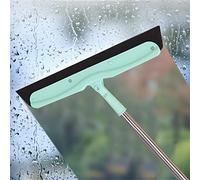 Floor Sweeper for Cleaning - Long Handled Scrub Brush for Shower Cleaner Brush Window Wiper Telescopic Duster Glass Wiper Floor Scrub Brush Squeegee Broom Sweeper Swivel Sweeper (Color Green) Nychka