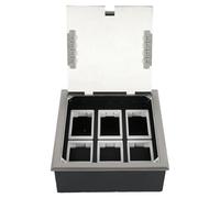 Floor Tank Floor Socket Built-in Socket Retractable Floor Tank for 2/4/6 Way Socket Module (Large Floor Tank)