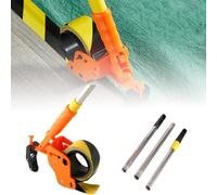 Floor Tape Adhesive Machine, Manual Push Marker with Double Roller Design, Effortless Cutting for Efficient Floor Marking, Decoration, and Protection