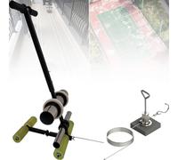 Floor Tape Applicator - Hand Walk-Behind Dispenser for Sports Court Marking & Painting with Drawing Circle Kit and Sealing Tool