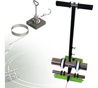Floor Tape Applicator, Tape Pasting Machine, Sports Counrt Floor Tape Applicator, Hand Walk-Behind Tape Dispenser Floor Marking Tool W/Drawing Circle Kit