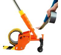 Floor Tape Applicator Tool - PP Manual Push Roller 15.5x7.5x25cm for Masking Tape - Reusable Adhesive Dispenser for Floor Marking Protection - Home Renovation Caulking