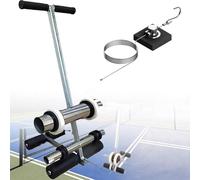 Floor Tape Applicator Tool with Hand Push and Walk-Behind Design for Marking and Painting on Various Surfaces