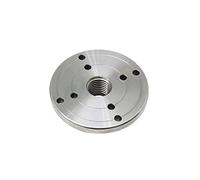 Floor Threaded Flanges,Rivet Nutsert, 3D 4 "inch 100mm Wood Lathe Chuck Faceplate 1 Inch X 8Thread Flange Faceplate Woodworking Turning Tools Accessories (Size : 1inch X 8TPI) (Color : M33 X 3.5) (Co