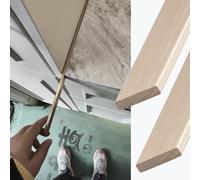 Floor Threshold Strip for Seamless Transition Between Tile and Plank, Decorative Cover for Laminate Flooring Edge, Durable Divider Solution