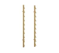 Floor Tile Display Stand, Wall-Mounted Ceramic Tile Sample Rack, Wood Board Display Shelf for Skateboard Storage, 55.12x4.13in