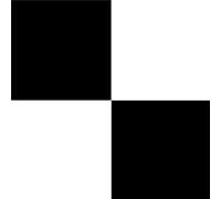 Floor Tile Plain 30.5x30.5cm Black & White 10 Tiles Per Pack