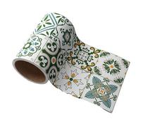 Floor Tiles Self Adhesive Self-Adhesive Waist Line Decorative Strip Waterproof Peel Stick Wall Sticker Bathroom Floor Skirting Line(Style4)