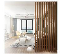 Floor-to-Ceiling Column Screen, Privacy Divider for Rooms, Wooden Room Separator, 4 Roots, 155cm/61in/5.08ft, Stylish Interior Décor