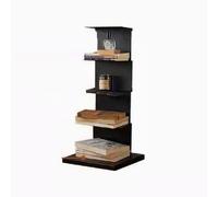 Floor-to-Ceiling Metal Vertical Bookshelves, Modern Floating Design - Space-saving Wall-mounted Storage Solution for Living Room, Bedroom, Office
