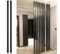 Floor-to-Ceiling Room Divider Privacy Screen, Modern Wooden Partition, No Drill Installation, Customizable 125cm (49.2in) for Home Office Entryway Decor (2pcs)