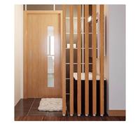 Floor to Ceiling Slat Room Dividers, Adjustable Base, Sn Wall ion, Stylish Room Separator for Home & Apartment Decor (4 Roots, 155cm/61in/5.08ft)