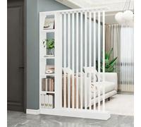 Floor to Ceiling Wall Partitions Screens Room Dividers with Storage Shelves, Strong Load-Bearing Easy to Clean for Entrance Living Room Study