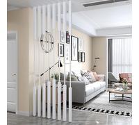 Floor to Ceiling Wall Post Partitions Screens， Adjustable Floor-to-Ceiling Room Divider Partition 7Pcs No Drill Multicolor Multiple Sizes(C-7pcs,230cm(90.55in))