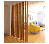 Floor to Ceiling Wall Post Partitions Screens， Wooden Wall Partition Post, Adjustable Screen, Pack Of 12, Multiple Sizes(33.5in/85cm)
