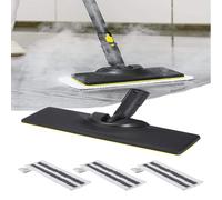 Floor Tool Head, Floor Nozzle Set for Kärcher SC2 SC3 SC4 SC5, Replacement Floor Nozzle + 3 Pcs Microfiber Cloth Pads for Kärcher Steam Cleaner for All Types of Surfaces