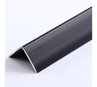 Floor Transition Strip Aluminum, 3 Pcs*90cm Wall Corner Protector Floor Edging Trim Strip Stair Edge Protector For Laminate Floor/Vinyl/Tile(Black,30x30mm)