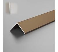 Floor Transition Strip Aluminum, 3 pcs Wall Corner Protector 1 m Floor Edging Trim Strip Stair Edge Protector for Laminate Floor/Vinyl/Tile(Matt Bronze,20 mmx1 m)