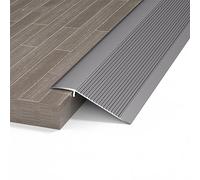 Floor Transition Strip, Aluminum Transition Strips For Doorway, 35.4 Inch Adhesive Flooring Transitions, For Entrance Door Edge Trim Groove,door,strip Threshold Reducer ( Color : Gray , Size : 90*10cm