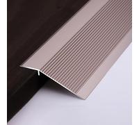Floor Transition Strip Anti Slip Floor Transition Strip, Aluminum Alloy Edge Decorative Strips for Doorways/Uneven Floors/Laminate, Cuttable Carpet Edging Trim Bar (Color : Rose Gold), 753951
