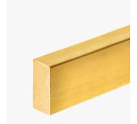 Floor Transition Strip Brass Metal Threshold Strip, Rectangular Transition Trim Strips, Doorway/Kitchens Wall Edge Protector, Thickness Multi-Select (Size : WXH:5 x 15mm(0.2"x0.6"))