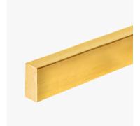 Floor Transition Strip Brass Metal Threshold Strip, Rectangular Transition Trim Strips, Doorway/Kitchens Wall Edge Protector, Thickness Multi-Select (Size : WXH:3 x 5mm(0.11"x0.2"))