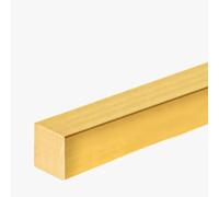 Floor Transition Strip Brass Metal Threshold Strip, Rectangular Transition Trim Strips, Doorway/Kitchens Wall Edge Protector, Thickness Multi-Select (Size : WXH:10 x 10mm(0.4"x0.4"))