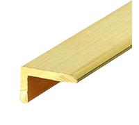 Floor Transition Strip Brushed Brass Wall Corner Protector for Walls, L Shaped Edge Trim Strip for Stair Ceiling, Narrow Floor Seam Transition Cover for Doorway((WxH) 3x1cm/1.2x0.4in)