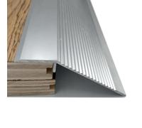 Floor Transition Strip - Cuttable Ramp for Carpet, Wood, and Tile - Seam Binder Entry Solution for Height Differences