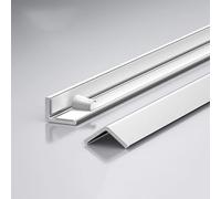 Floor Transition Strip, Door Threshold Strip, Gap Transition Strip, Self-Adhesive Edge Trim Flat Floor Transition Strip, Strong Adhesive Backing, 1m Length(Gray,W-32MM)