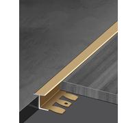 Floor Transition Strip, Flat T Molding Trim Divider for Flooring Gaps, Door Threshold Edge Seal Cover