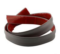 Floor Transition Strip for Carpet Edges with Slip Resistant and TPE Material Suitable for Various Flooring Combinations (Grey 1m)