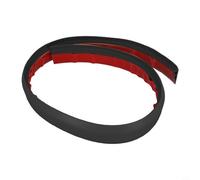 Floor Transition Strip for Laminate, Vinyl & Tile Floors - 39 inch PVC Threshold Reducer for Edge Trim with Self- Backing, Flat Pro(Black)